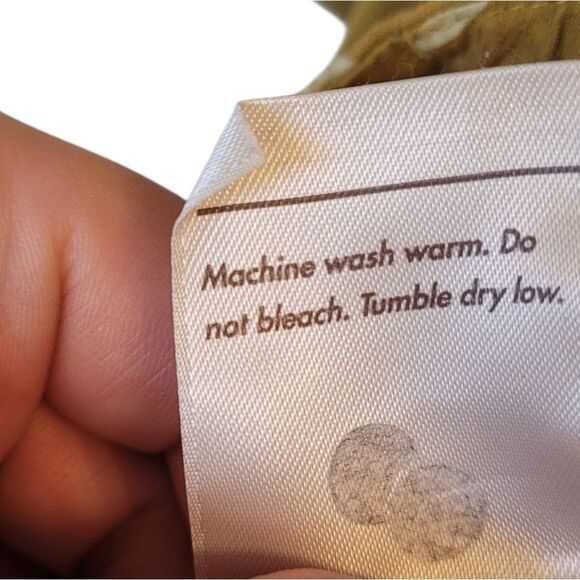 REI Women's Mustard Yellow Abstract Print 100% Cotton Tank Top Size M - Picture 6 of 6